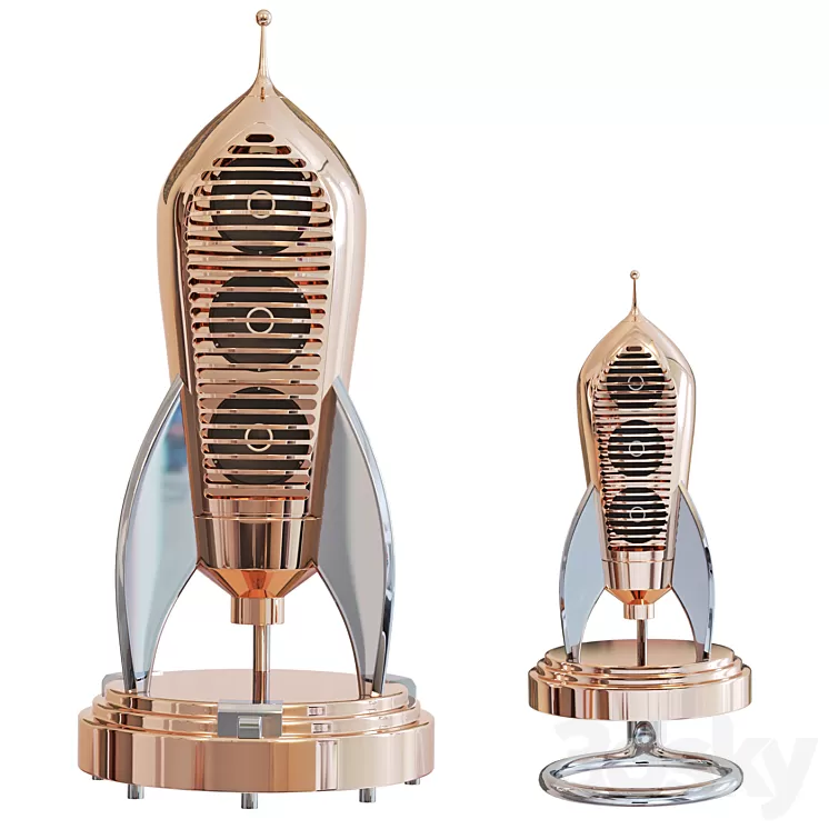 Cosmotron speakers 3D Model Free