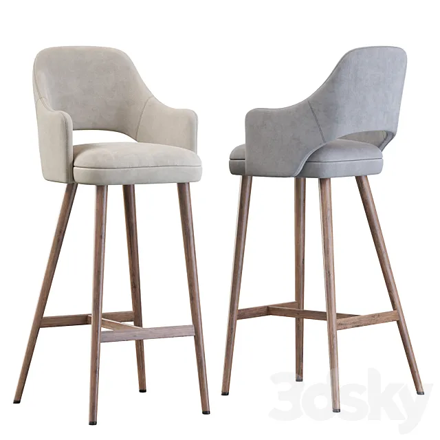 COSTANZA BARSTOOL 3D Model