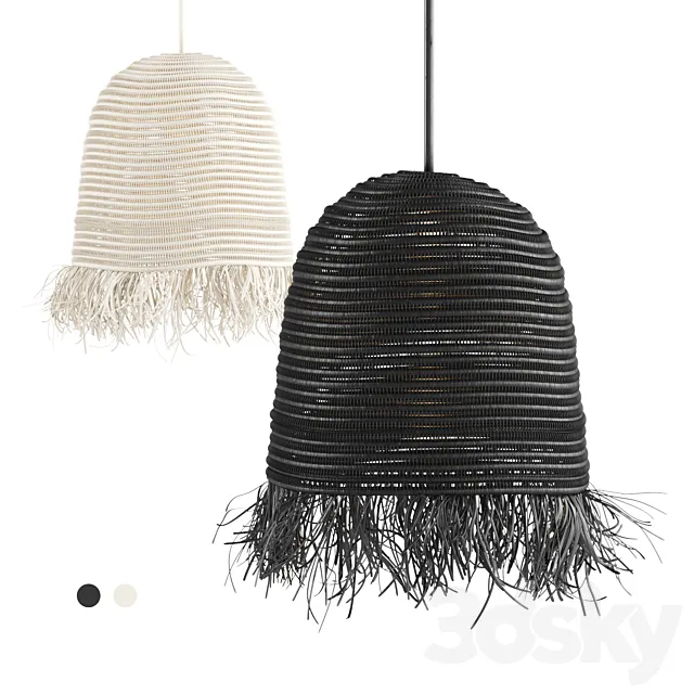 Cosydar raphia lamp _ Cosydar lamp 3D Model