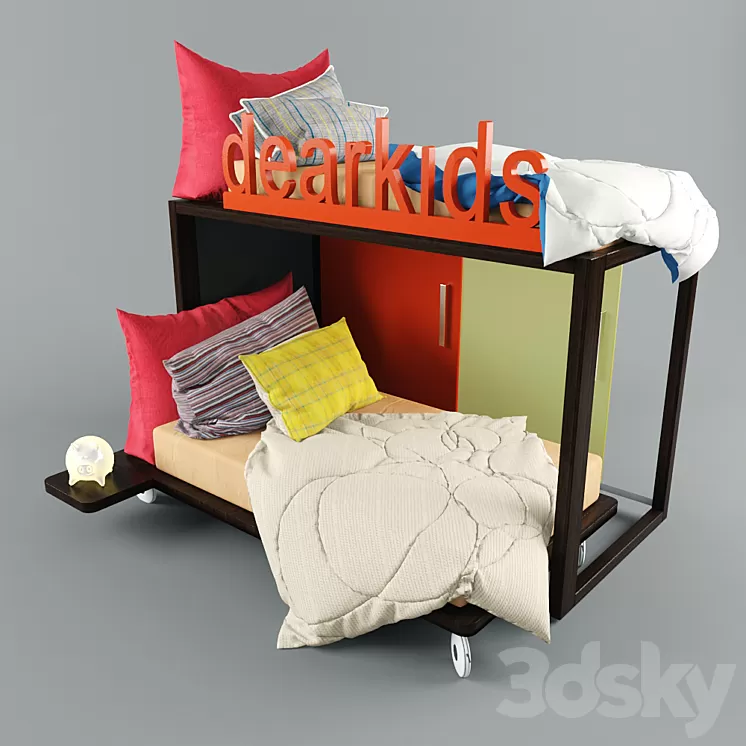 Cot 3D Model