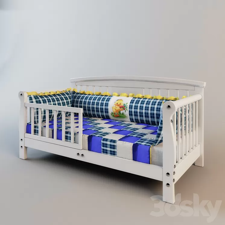 Cot "Carolina" 3D Model