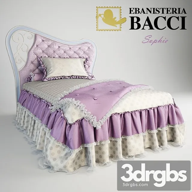 Cot Ebanisteria Bacci Sophie 3D Model Free