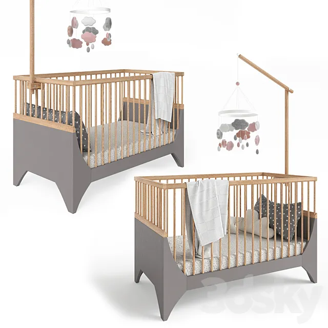 Cot Yomi Cot - Sebra 3D Model