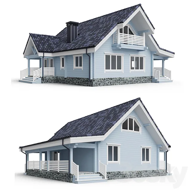 Cottage 012 3D Model