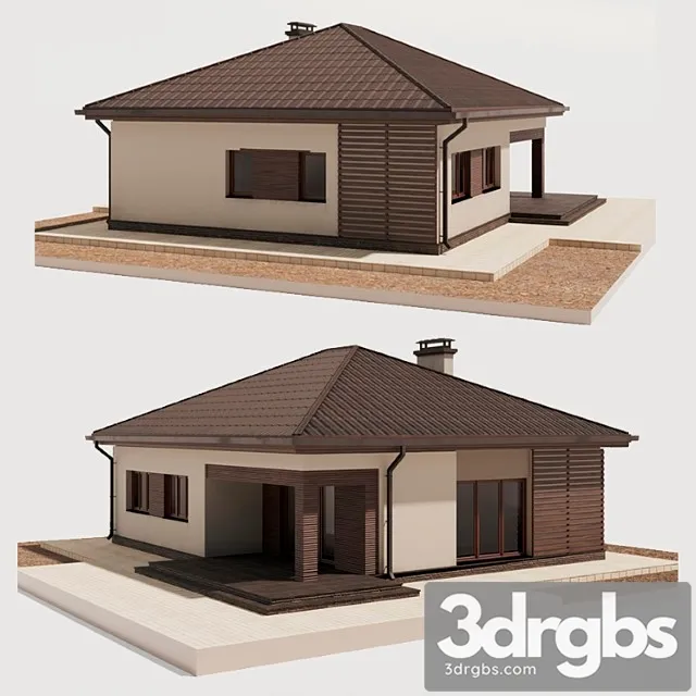 Cottage 2 3D Model Free