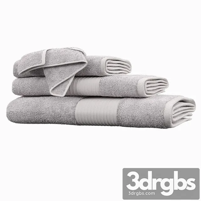Cotton Bath Towel 3D Model Free