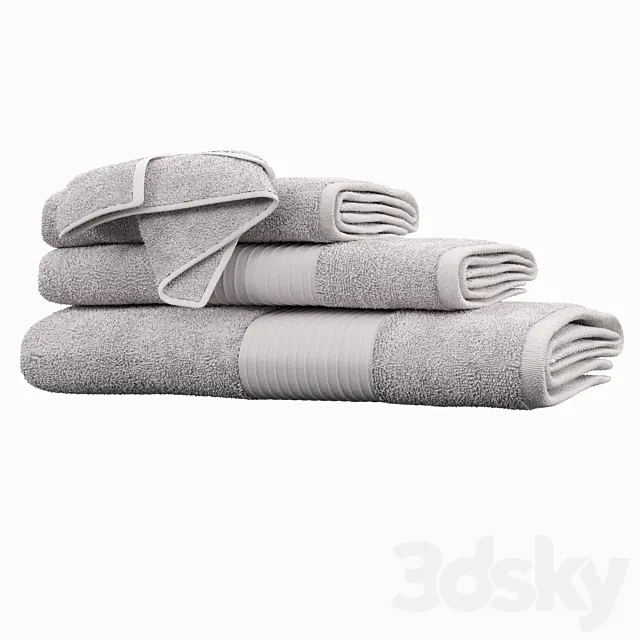 Cotton Bath Towel 3DModel