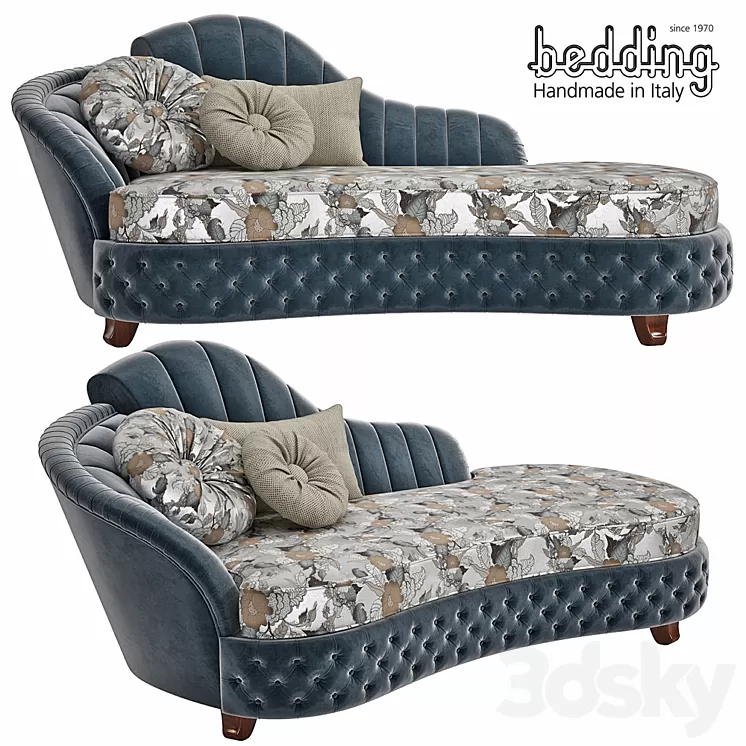 Couch Bedding Sipario 3D Model