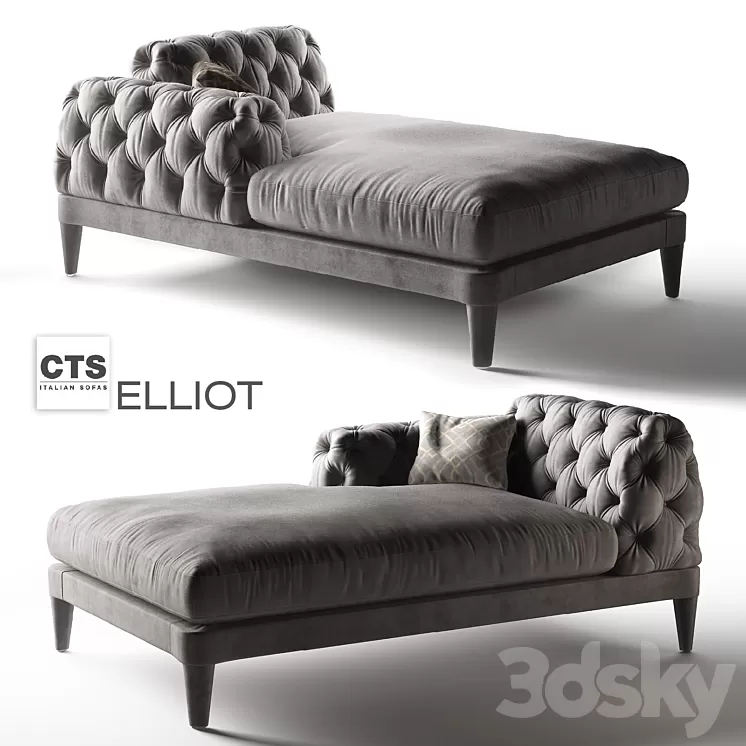 Couch ELLIOT CTS SALOTTI 3D Model