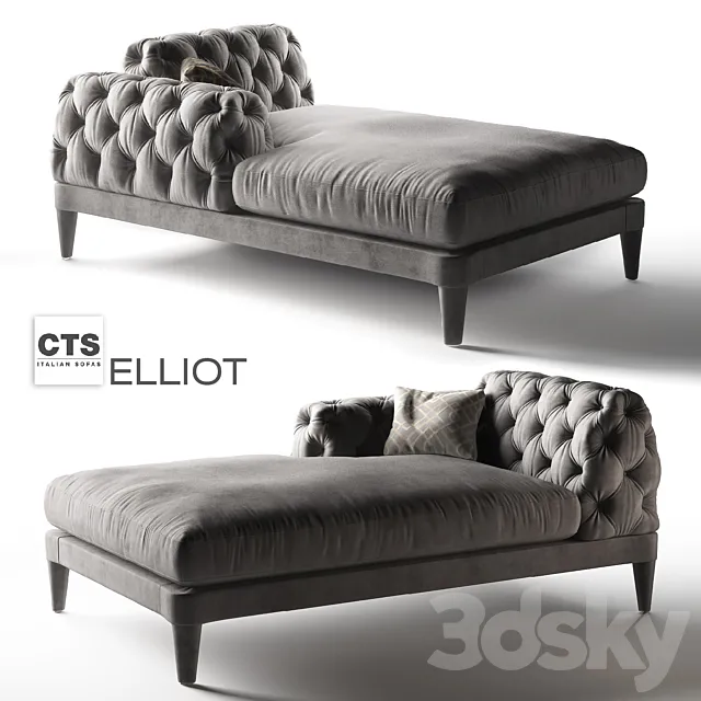 Couch ELLIOT CTS SALOTTI 3DModel