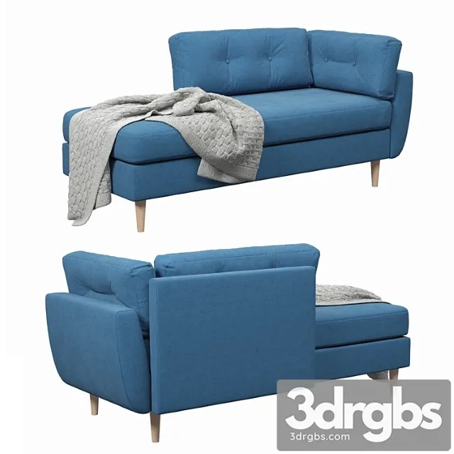 Couch norfolk 2 3D Model Free