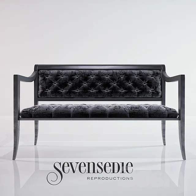 couch sevensedie Reproductions Modern Times 0600D 3DModel