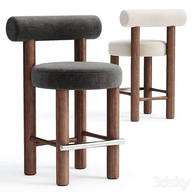 Counter Chair Gropius CS2 by NOOM 3D Model