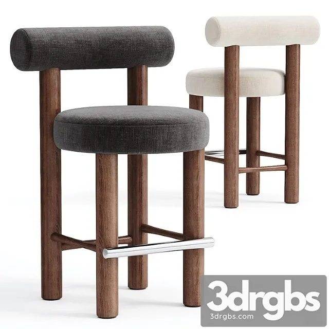 Counter Chair Gropius CS2 by NOOM 3D Model Free