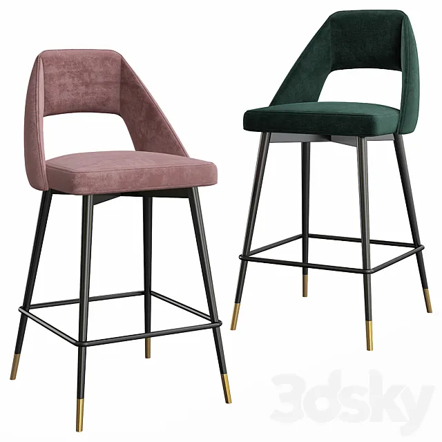 COUNTER STOOL AVORIO 3D Model