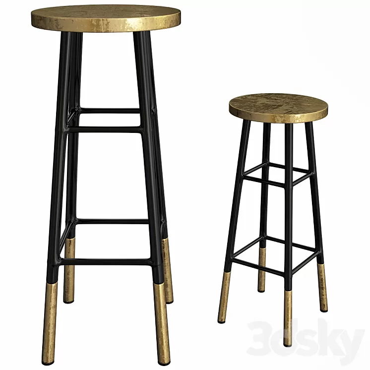 Counter Stools Emery 3D Model