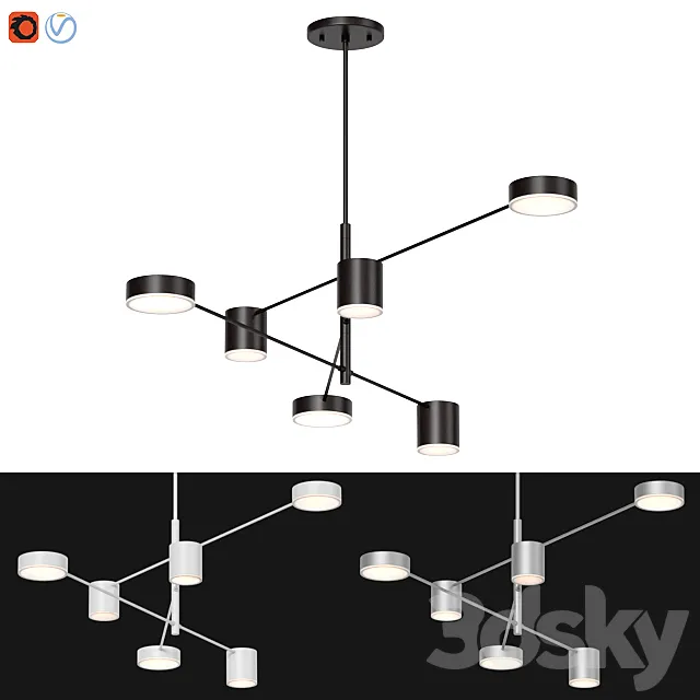 Counterpoint 6-lights 3D Model
