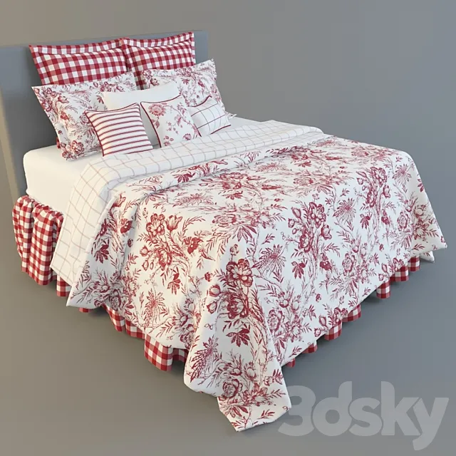 country bedding 3DModel