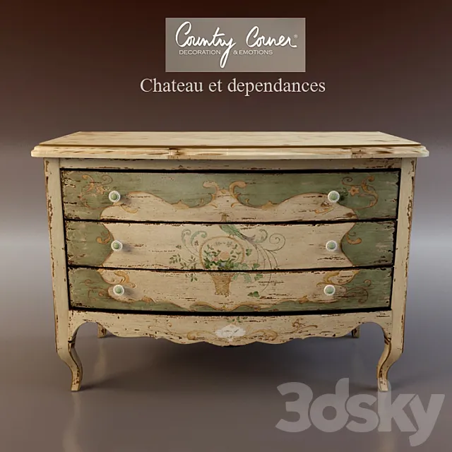 Country Corner _ Chateau 3DModel