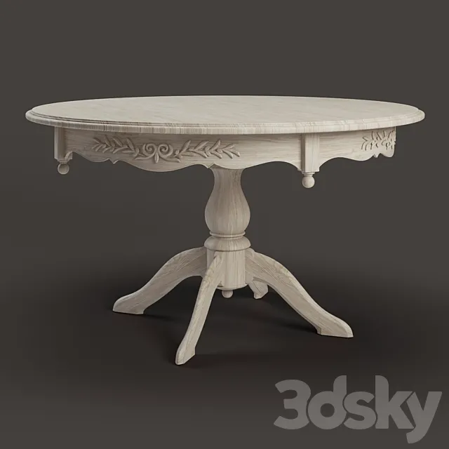COUNTRY CORNER Romance Dining table 3D Model