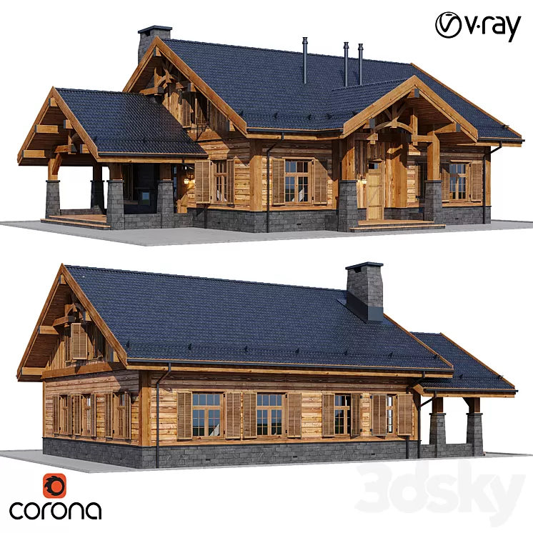 country house 5 3D Model