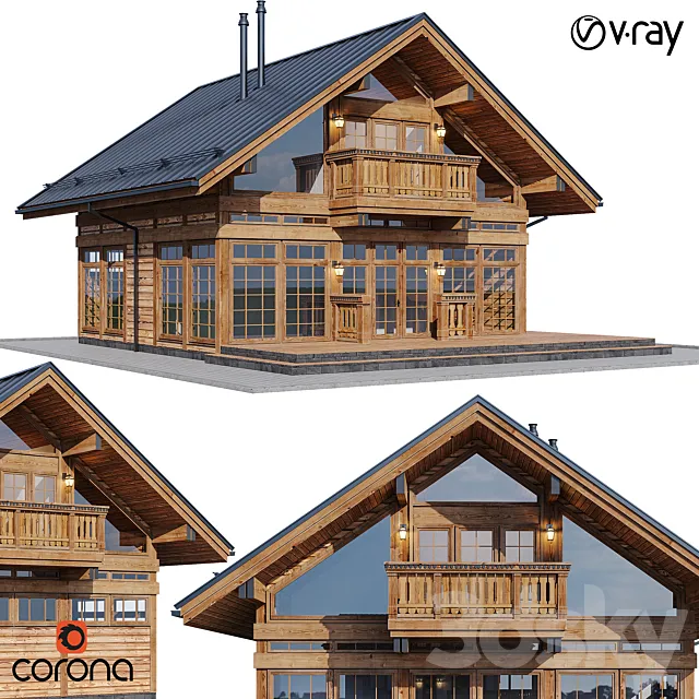 country house 6 3D Model