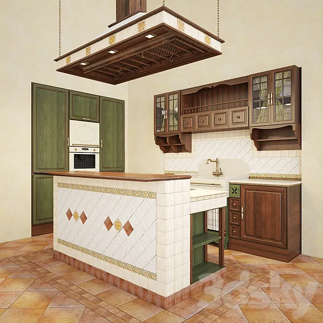 Country kitchen 3DModel