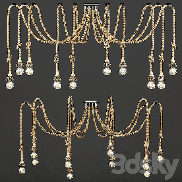 Country Loft pendant lamp 3DModel