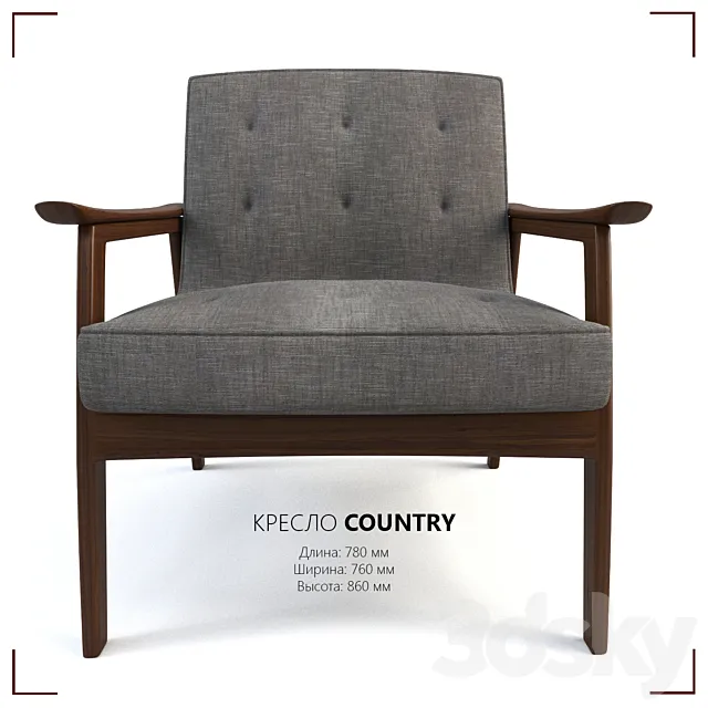 Country seat 3D Model