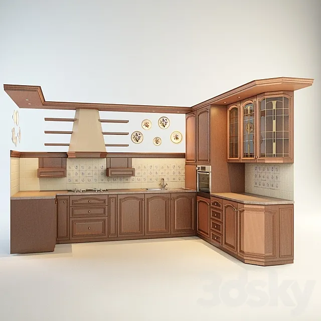 country  -style kitchen 3DModel