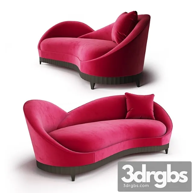 Courbe Sofa By Christopher Guy 3D Model Download