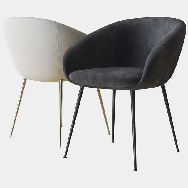 Courchevel chair deep house 3D Model