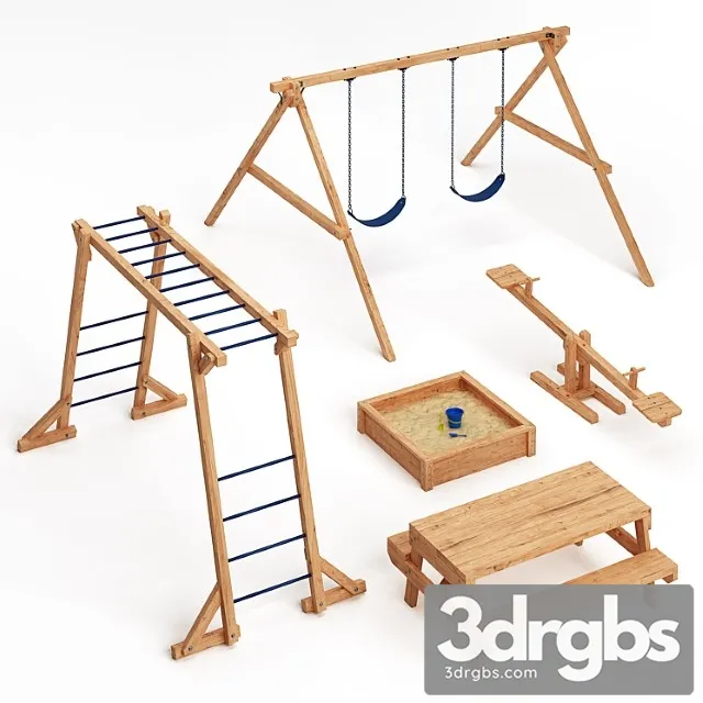 Courtyard Collection 3D Model Free