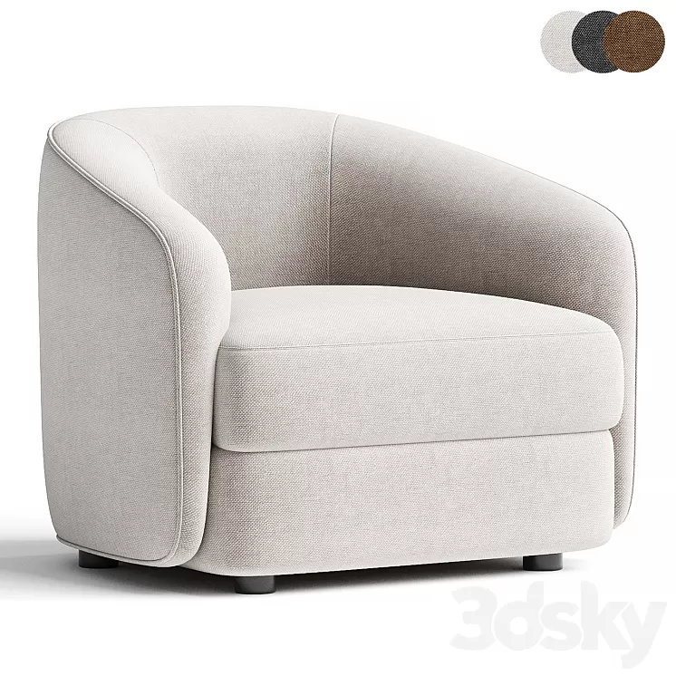 Covent Armchair 3D Model Free