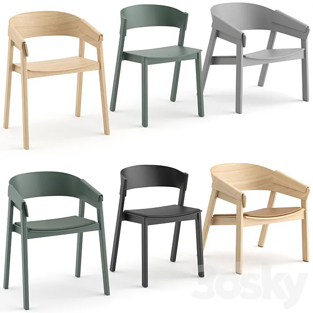 Cover Chairs by Muuto 3D Model