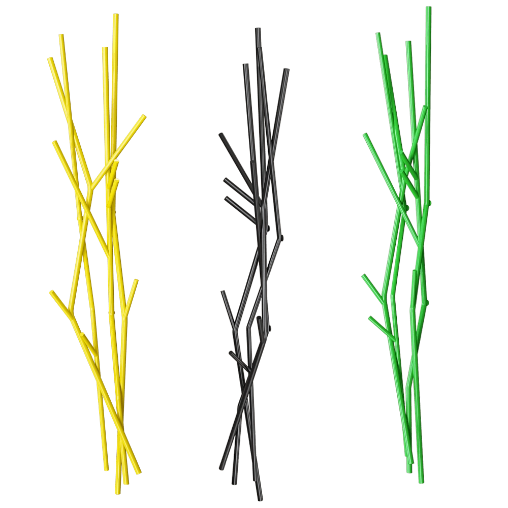 COVO - Clothes rack LATVA Wall 3D Model