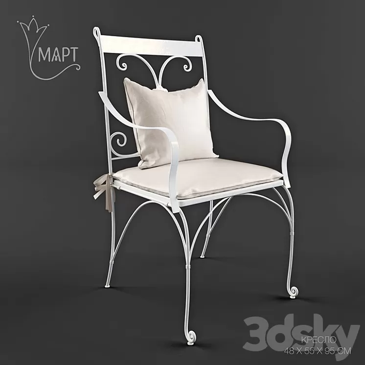 Cowan chair MART furniture factory 3D Model
