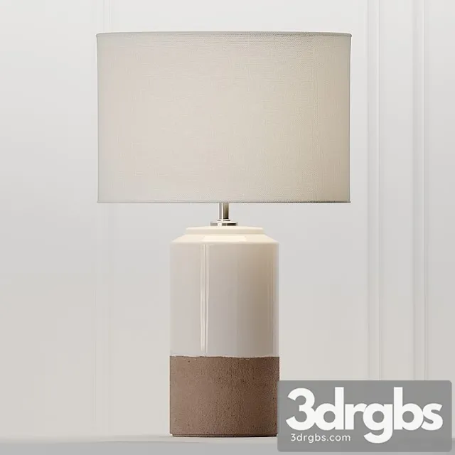 Cox & cox dipped terracotta lamp 3D Model Free