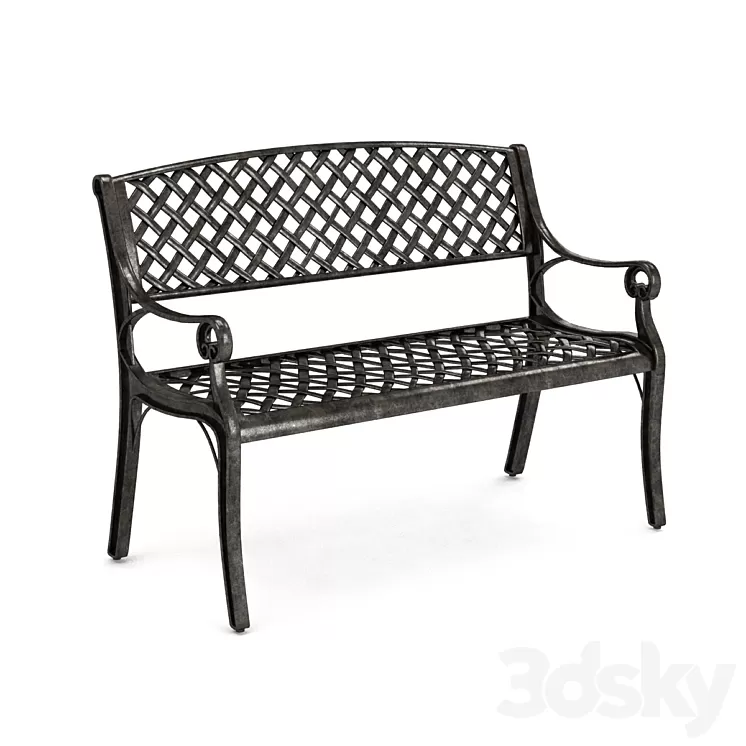 Cozumel Copper Cast Aluminum Bench by Christopher Knight Home