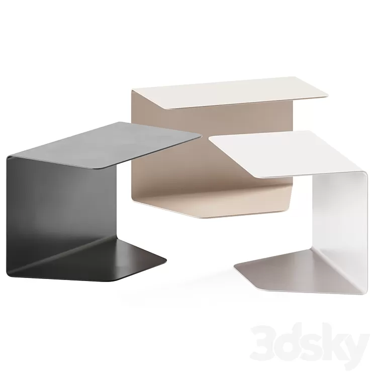 Cozy 1 Low Table Mdf Italia / Side Table 3D Model