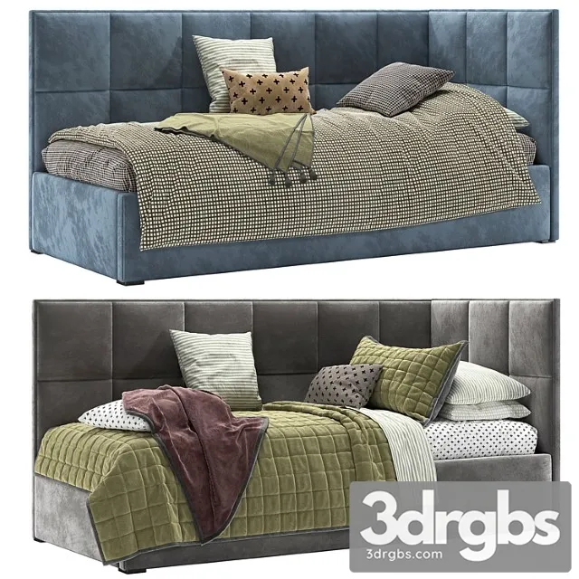 Cozy Corner Bed 3D Model Free