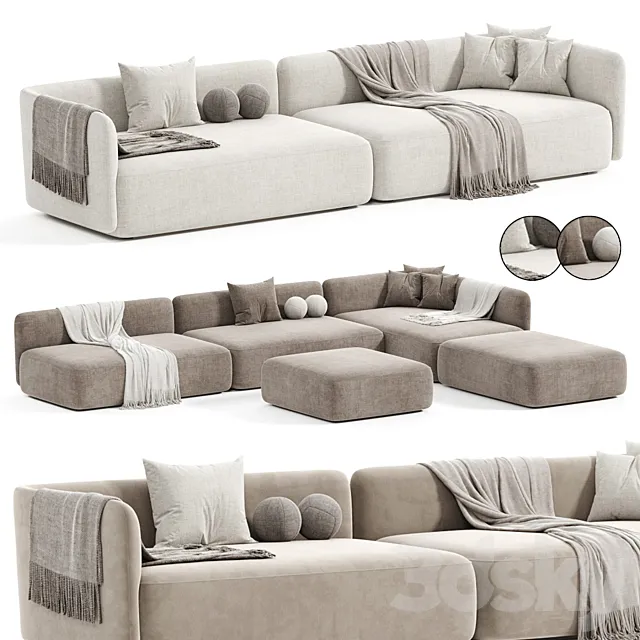 COZY sofa 3D Model