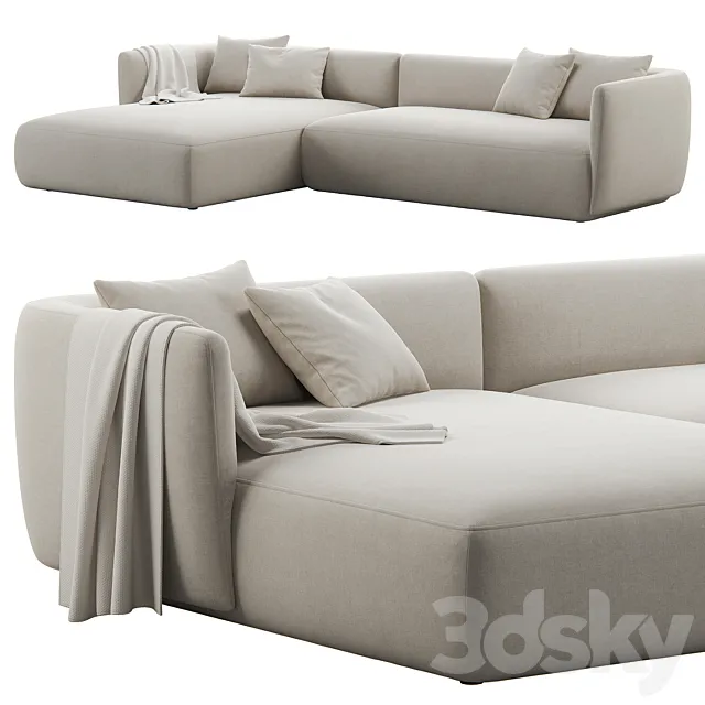 Cozy Sofa by MDF Italia 3DModel
