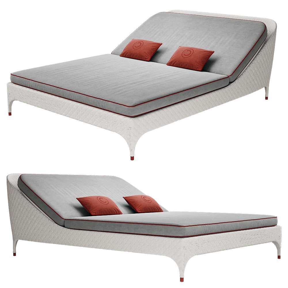 CPRN HOMOOD - 2-seater lounger Art.OD1002 3D Model