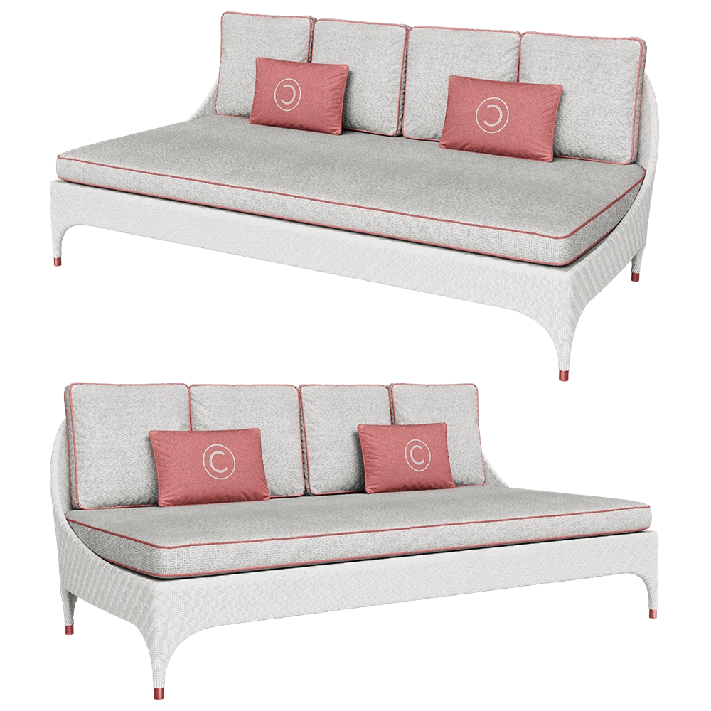 CPRN HOMOOD - 2-seater sofa without armrest Art.OD1034 3D Model