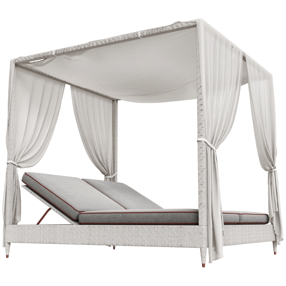 CPRN HOMOOD - 2-seater solarium with canopy Art.OD1005 3D Model