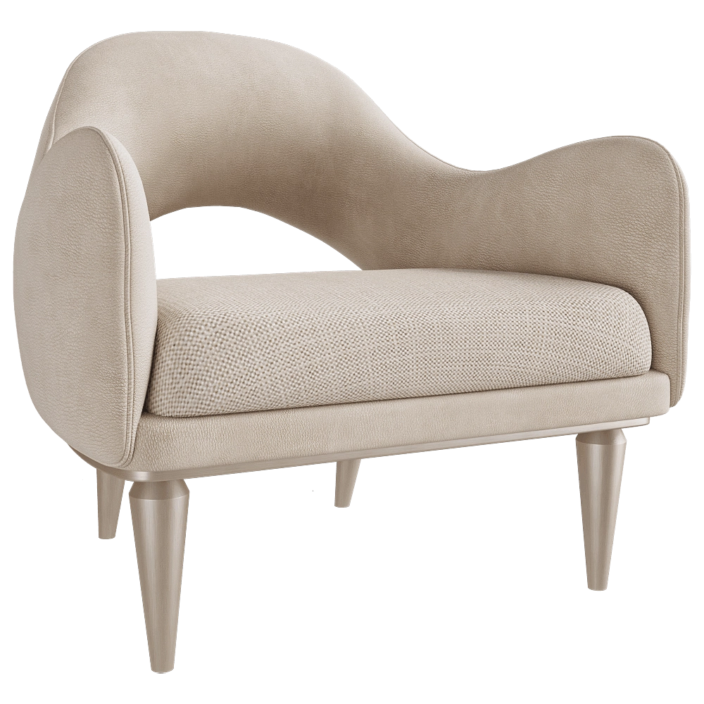 CPRN HOMOOD - Armchair Art. C347 3D Model