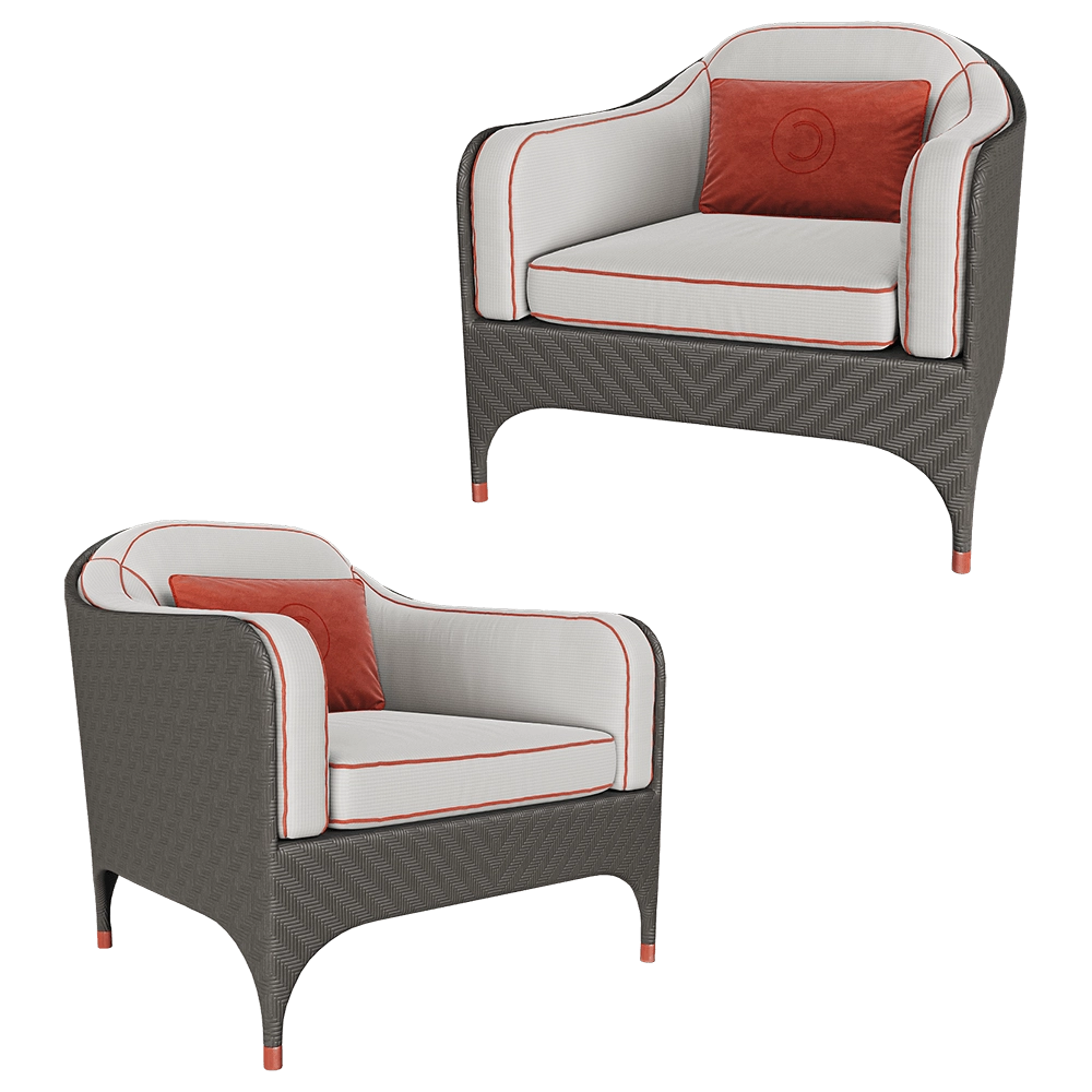 CPRN HOMOOD - Armchair Art.OD1032 3D Model