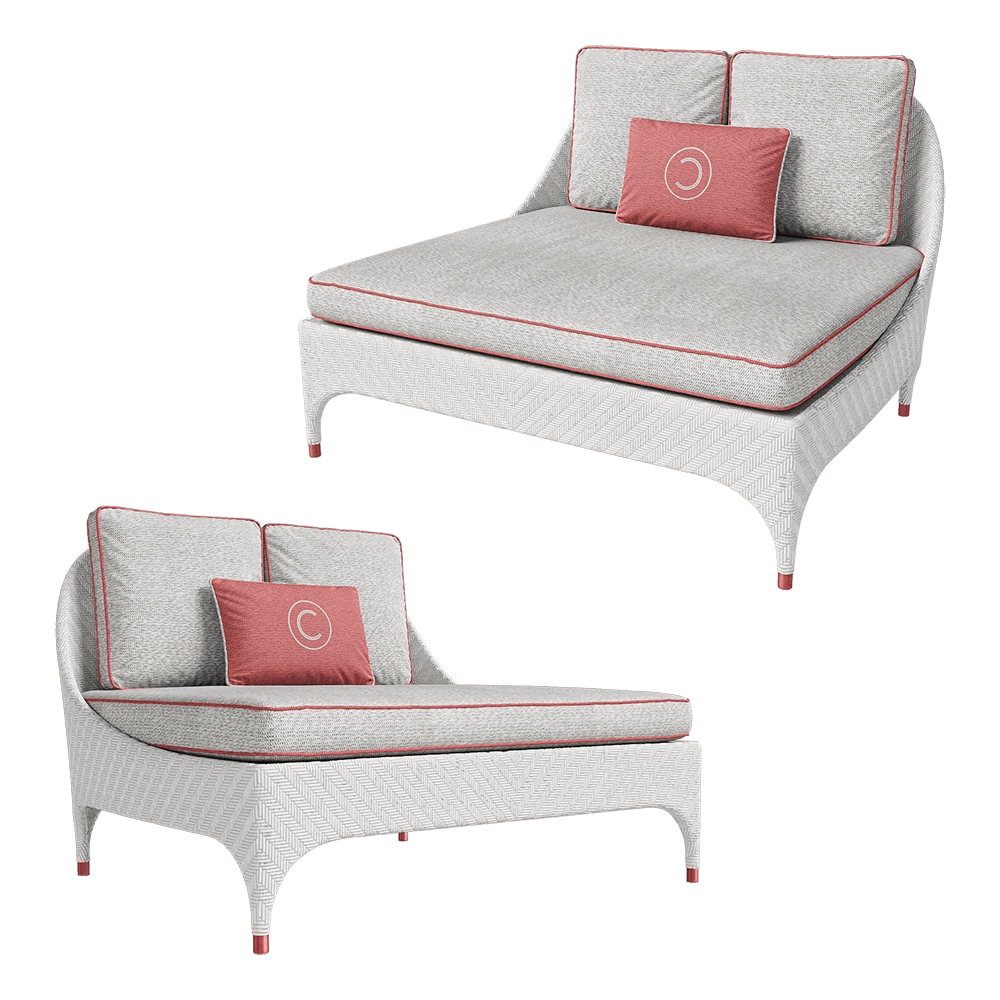 CPRN HOMOOD - Armchair without armrest Art.OD1035 3D Model