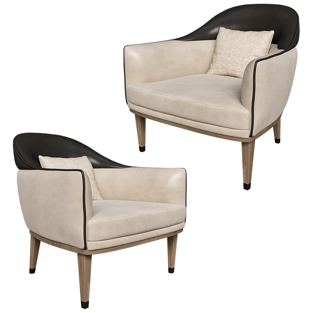 CPRN HOMOOD - Armchairs Art.D674 3D Model